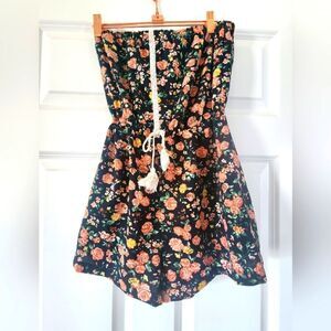Offshoulder floral romper